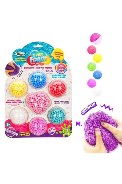 Sarp Oyuncak Slimy Foam Slim 38008 Ever Foam 7 Color Chart 3+