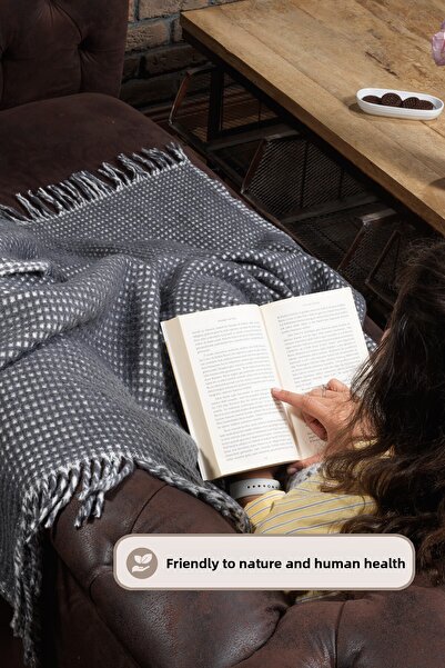 Elart Carlos Tv Blanket Waffle Cotton (130X170 cm) Anthracite