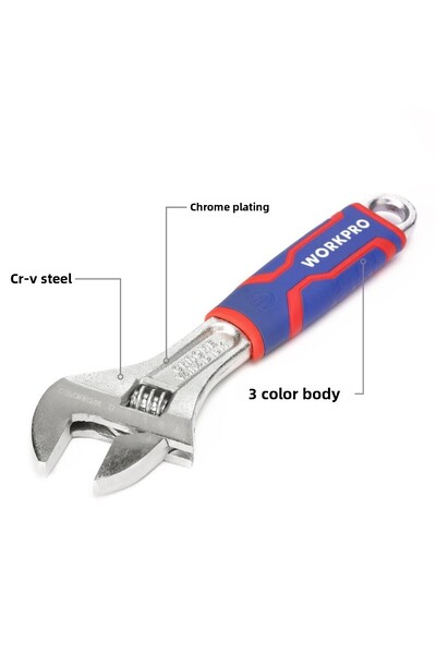 Workpro Wp272011 200mm Cr-V Professional Ratchet Wrench