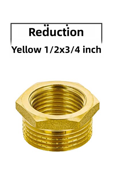 Trendhouse Reducție galbenă 1/2 X 3/4 inch