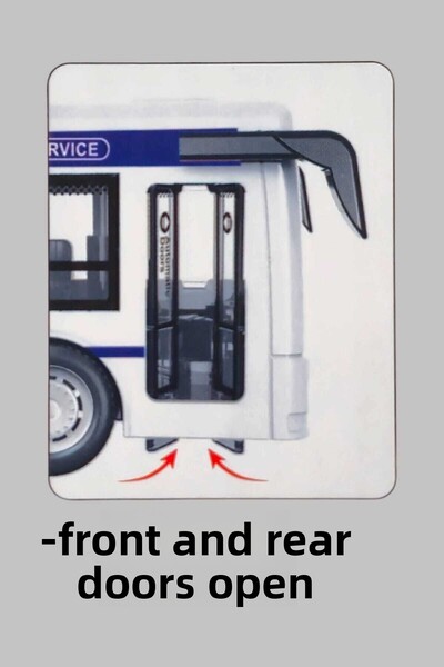 Fidan oyuncak Fire Truck City Bus with Lights and Sound