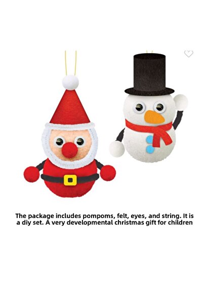 Josellini مجموعة الحرف اليدوية لعيد الميلاد - تماثيل سانتا كلوز ورجل الثلج مع...