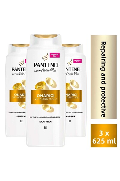 Pantene Repairing & protective shampoo 625ml x 3 pieces"