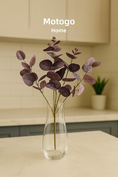 Mottogo Ramură artificială de eucalipt – Racord de plante decorative