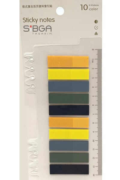 sibga tasarım Post-it colorat transparent Post-it Post-it. Semn de carte Semn...