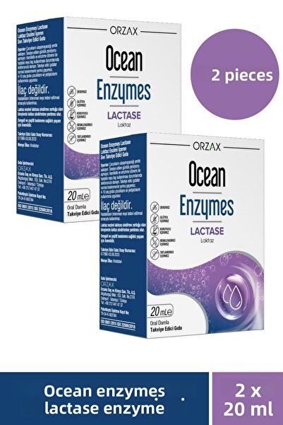 Ocean Enzymes Lactase Drops 20 ml 2 Pieces