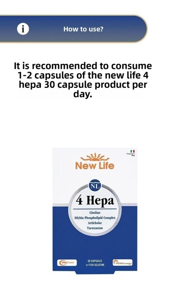 New Life 4 Hepa 30 Soft Capsules 2 Pieces