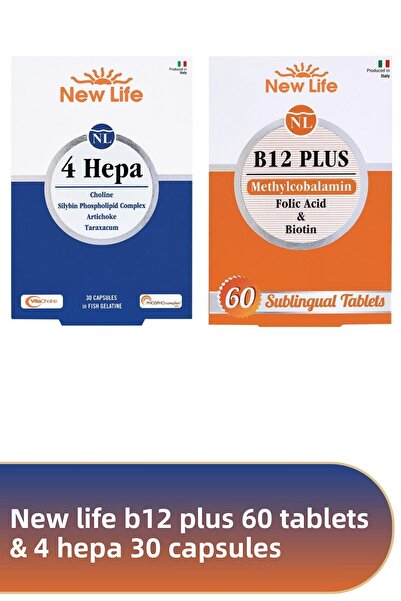 New Life B12 Plus 60 Tablets and 4 Hepa Functions
