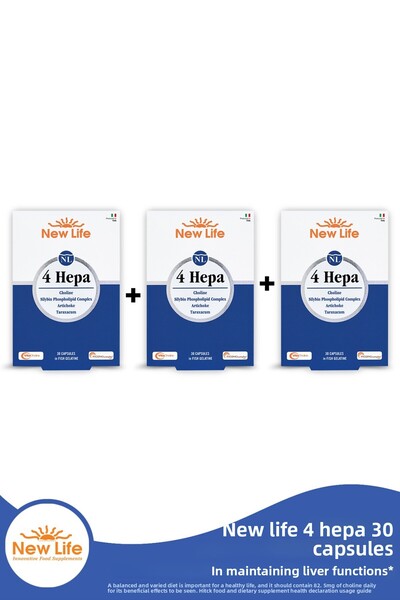 New Life 4 Hepa 30 Soft Capsules 3 Pieces