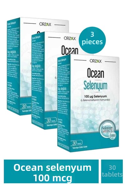 Ocean سيلينيوم 200 ميكروجرام 60 قرص 3 قطع