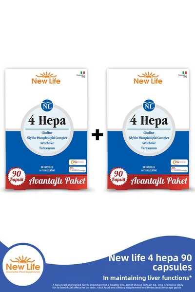 New Life 4 Hepa 90 Softgel Capsules 2 Pieces