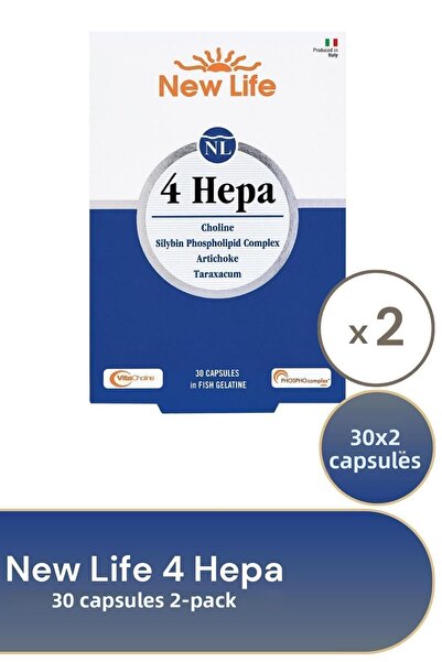 New Life 4 Hepa 30 Soft Capsules 2 Pieces