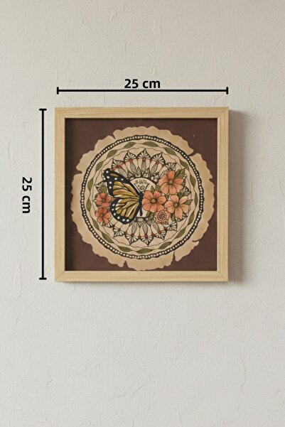 shop Mandala Fluture Realizată Manual – Transformare și Recunoștință