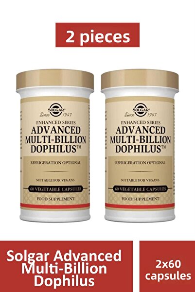 Solgar Advanced Multi-Billion Dophilus 60 Capsules 2 Pieces