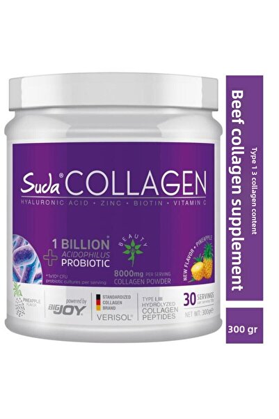 Suda Collagen بروبيوتيك كولاجين بالأناناس 30 × 10 جرام