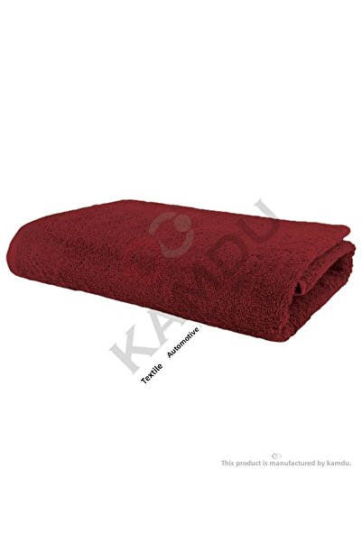 Tusebu Burgundy Cotton Towel Set – 12 Pieces, Highly Absorbent, Soft Texture