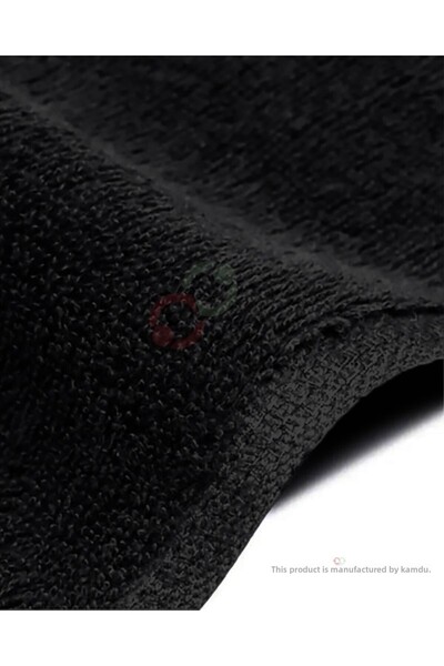 Tusebu Black Cotton Towel Set of 12 – Highly Absorbent Soft Hand/Face Towels