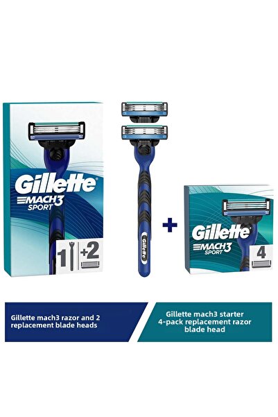 Gillette Aparat de ras Mach3 Start + 2 lame de ras de rezervă + Cap de ras de...