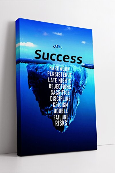 KOSS Dijital Metofora de succes al Icebergului, motivare scrisă, cu semnificație profundă, design modern, decor pictură pe pânză