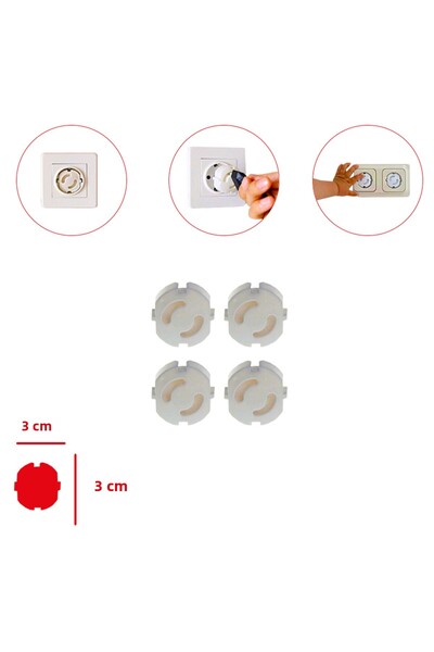 Kanonik Education 6-Piece Socket Cover - Baby Safety Apparatus