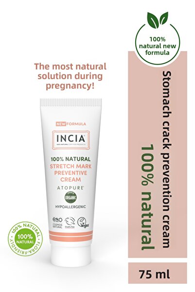 Incia ATOPURE ®   Crema 100% naturala pentru vergeturi abdominale, anti-verge...
