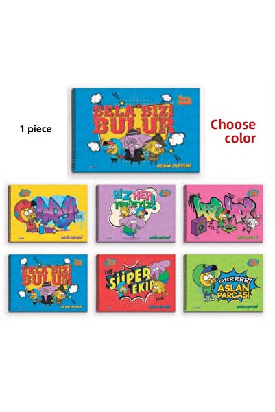 Gıpta Kral Şakir 25x35 cm 15 Sheets Drawing Book