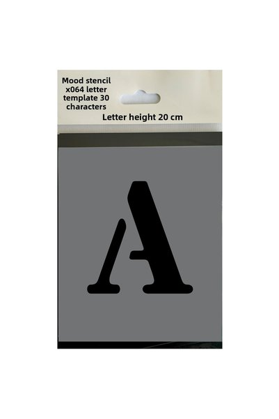 Mood Stencil Stencil Letter Painting Template X064 Letter Height 20 cm