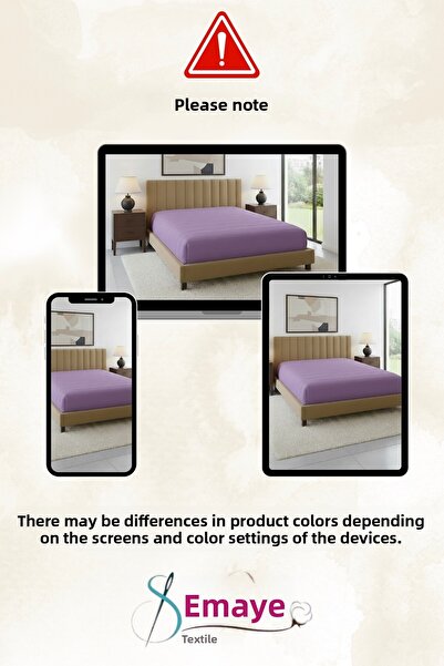 Semay Tekstil Elastic Fitted Bed Sheet Combed Cotton Jacquard Patterned