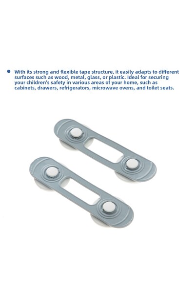 Babyjem Multi-Purpose Lock Gray