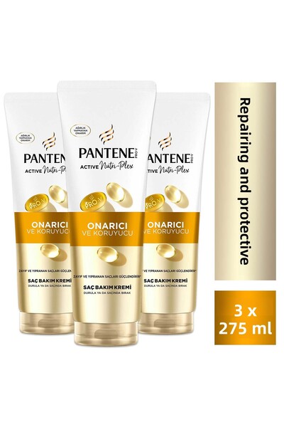 Pantene Pro V Repairing Protective Hair Care Cream 3 Pieces 275 ml