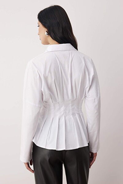 Trendyol Collection Λευκό πουκάμισο TWOAW26GO00136