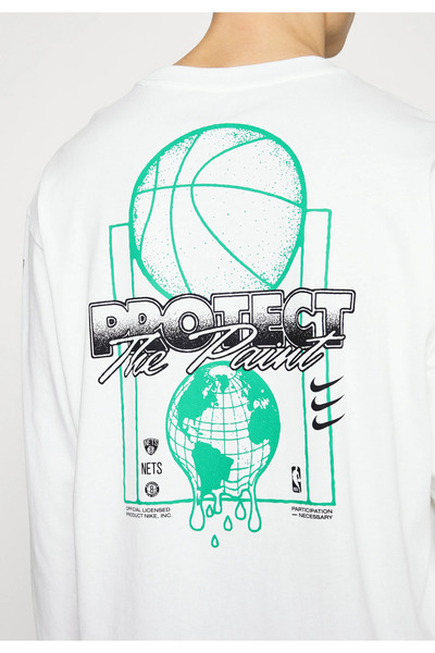 Nike Ανδρικό λευκό μπλουζάκι NBA M CTS M2Z MAX90