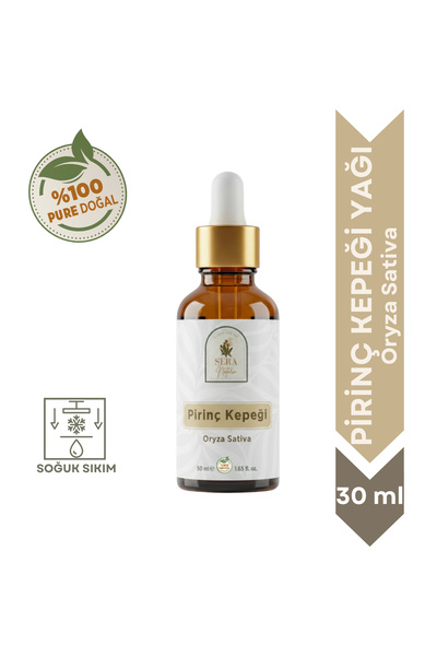 Sera Natura Pirinç Kepeği Yağı 30 ml. %100 Saf