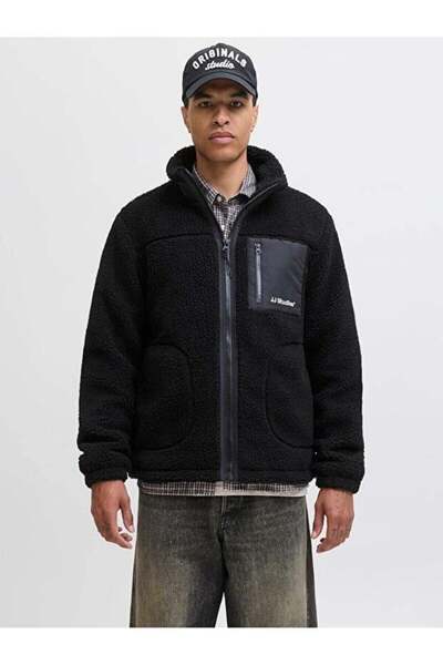 Jack & Jones Jjesoho Teddy Jacket Noos Black Men's Coat