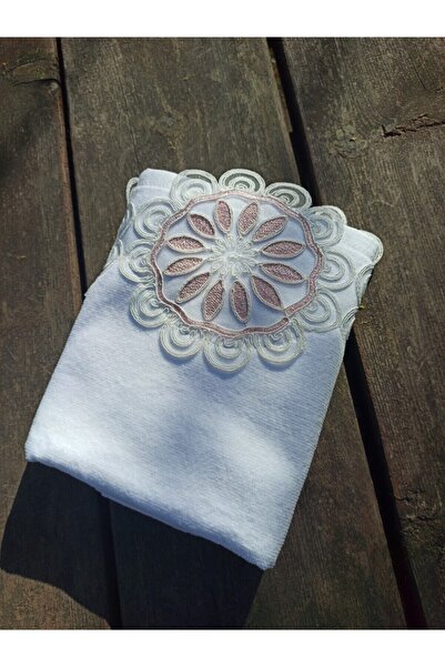 Çeyiz Bahçesi Hale французький оксамитовий рушник з вишивкою 50&90