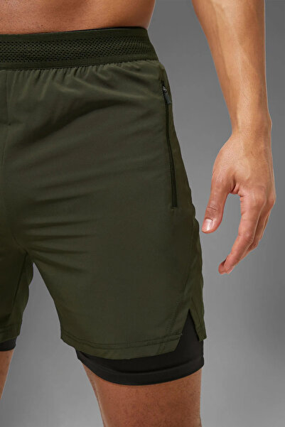 Man Of Man Συσκευασία 3 τεμαχίων Unisex Σορτς με επένδυση για γυμναστήριο και φυσική αντοχή Σορτς για εξωτερικούς χώρους Fitness