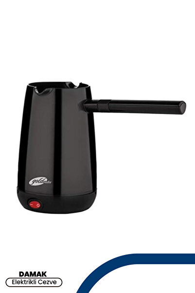GOLDMASTER Damak Siyah Elektrikli Cezve