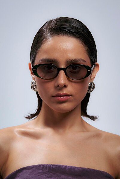 Bilge Karga Seldan Green Nude Green Sunglasses
