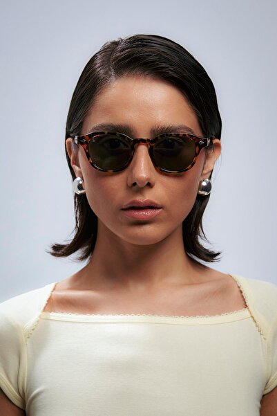 Bilge Karga Ryan Magic Leopard - Green Sunglasses