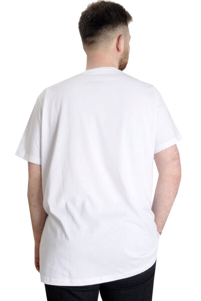 ModeXL Forever 23138 Men's White T-shirt - Mode XL Large Size