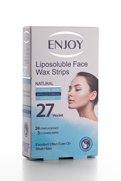 Enjoy LIPOSOL FACE WAX STRIP NATURAL 27PCS SET