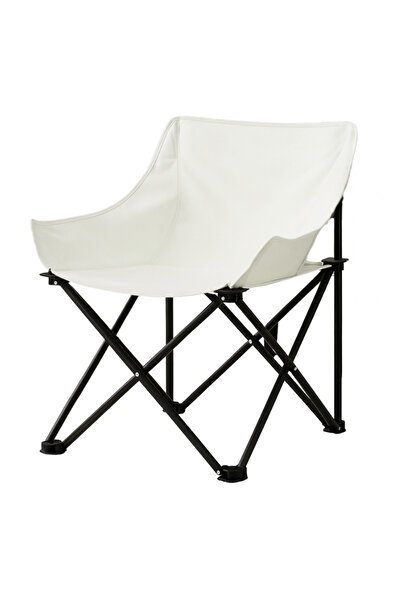 SUPPLIER كرسي تخييم قابل للطي محمول مع مسند رأس جانبي مبطن وظهر مرتفع، كرسي قمر قابل للطي مع