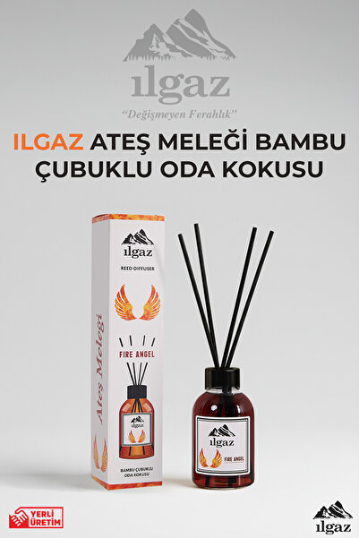 ILGAZ Ateş Meleği Bambu Çubuklu Oda Kokusu 110 ml | Red Diffuser Fire Angel O...