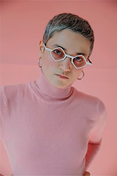 Bilge Karga Negar White Pink Sunglasses