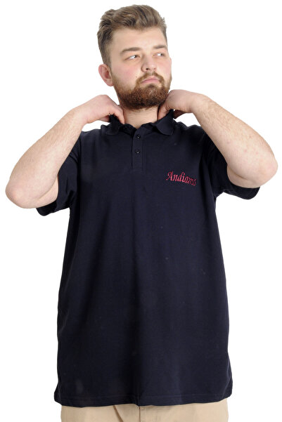 ModeXL Чоловіча футболка-поло - Mode XL, великий розмір, синя Carpe Diem 23333