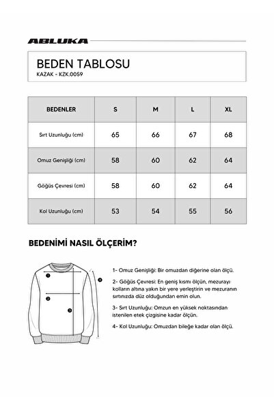 ablukaonline Anthracite Men's Polo Neck Soft Oversize Sweater