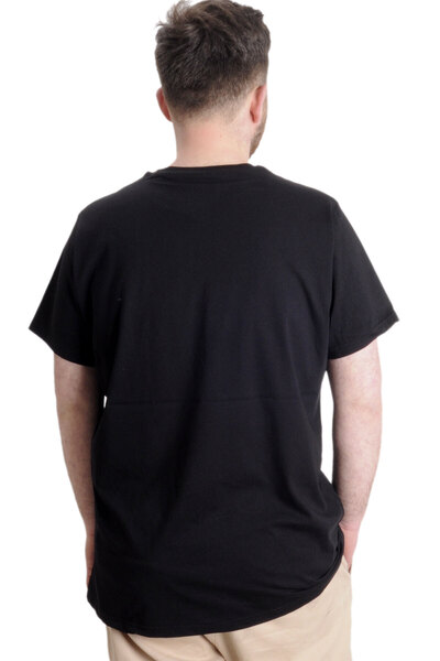 ModeXL Mode Xl Великий розмір Чоловіча футболка Outsıde 23106 Чорний