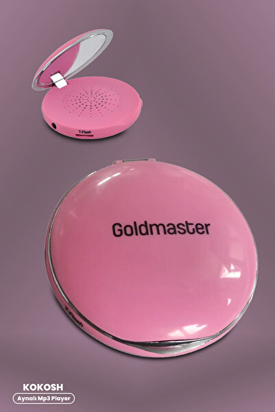 GOLDMASTER Kokosh Aynalı Pembe Mp3 Player