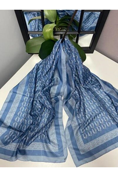 AMİNENESİL شال من القطن الناعم باللون البيج والرمادي