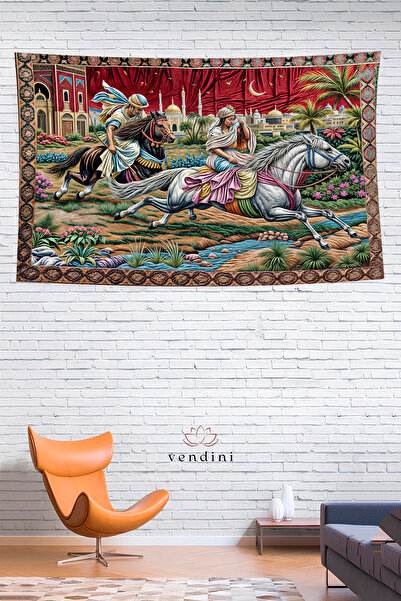 Vendini Vintage Series Princess Escape from the Palace Wall Tapestry Wall Covering Wall Tapestry